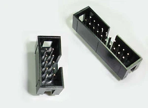 2 X Shrouded Header DIP 2.54 Conector cerrado - Imagen 1 de 3