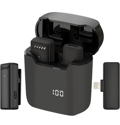 Wireless Microphone for iPhone with Portable ...