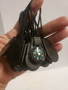 US SHIP 15 Pcs MINI COMPASS For Outdoor Hiking Camping Hunting Survival Tool KIT - Picture 1 of 2