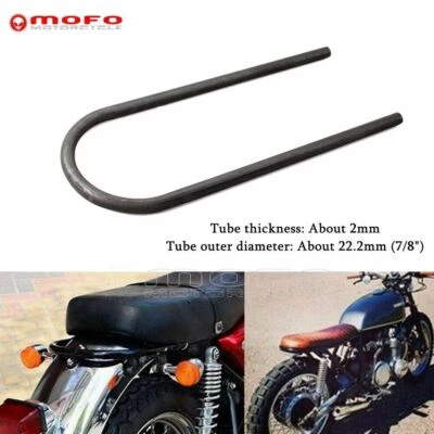 Cafe Racer Rear Seat Hoop 7/8" Frame Loop For Honda BMW Yamaha Suzuki Kawasaki - Image 1 of 4