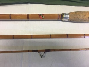 THE MURDOCH SPLIT CANE SALMON ROD - Picture 1 of 8