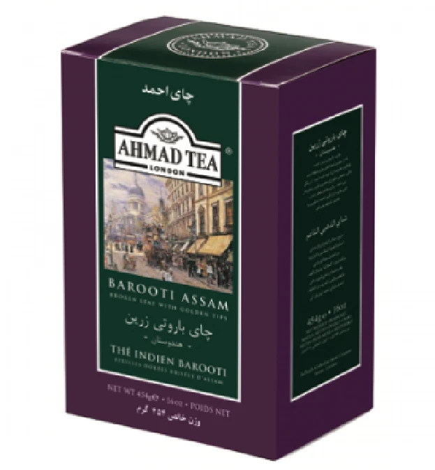 AHMAD TEA , BAROOTI ASSAM , 454 gr,  Té Nero , Scadenza  2027 - Image 1 of 1