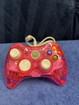 Rock Candy Xbox 360 Pink Controller   No Breakaway Dongle C2 - Image 1 of 4