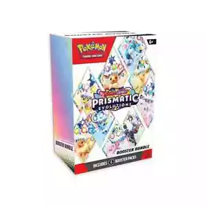 Pokémon TCG: Scarlet & Violet-Prismatic Evolutions Booster Bundles 6x Lot - Picture 1 of 3
