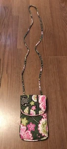 Funda Bandolera Identificación Teléfono Celular Vera Bradley Patrón Rosa Olivia ARTÍCULO DIFÍCIL DE ENCONTRAR - Imagen 1 de 12