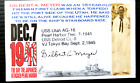 PEARL HARBOR GILBERT A. MEYER USS UTAH AUTOGRAPH 3X5 INDEX CARD (SMUDGE)