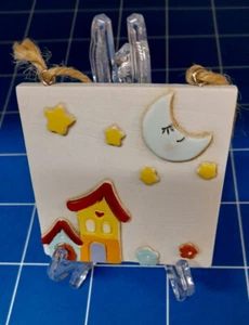 porta piatti foto quadri piccoli dipinti portapiatti supporto reggi x ceramica  - Foto 1 di 3