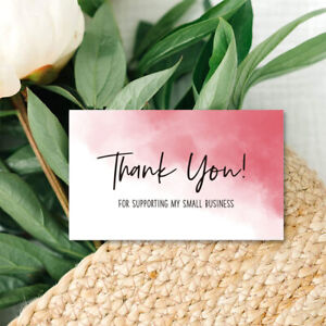 Labels Appreciate Card Thank You For Your Order Supporting Small Businesses