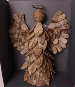 Pottery Barn Lit Birch Angel Christmas tree topper (#1) - Picture 1 of 3