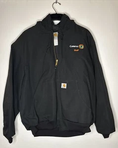 Carhartt J140 Hooded Duck Canvas Jacket Men’s Lined Coat Windmills Gamesa XL NEU - Bild 1 von 3