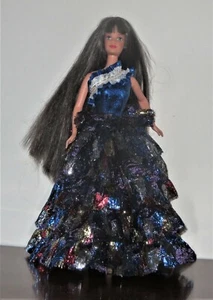 BARBIE 12 Inches 1991 Brunette Hair Blue Eyes Straight Leg and Arm Doll - Picture 1 of 4