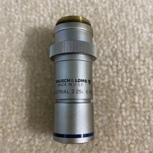Lente microscopio industrial Bausch & Lomb 2,25X 0,04 NA de Japón - Imagen 1 de 5