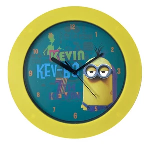 Kevin Minions Movie Wall Clock Childrens Kids Toys Bob Stuart Decor Bedroom - Picture 1 of 3