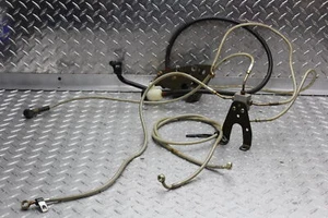 2010 POLARIS SPORTSMAN 850 TOURING EFI EPS REAR MASTER W/BRAKE PEDAL/BRAKE HOSES - Picture 1 of 12