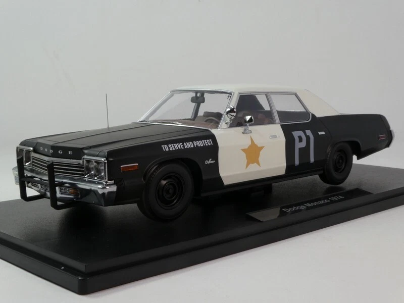 1/18 KK-SCALE - DODGE - MONACO BLUESMOBILE 1974 - LOOK-A-LIKE KKDC181127