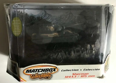 MATCHBOX COLLECTIBLES SHERMAN M4A3-105 MM TANK NEW - Image 1 of 3