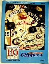 COLUMBUS CLIPPERS vs RICHMOND BRAVES 1992 OFFICIAL PROGRAM & YEARBOOK 