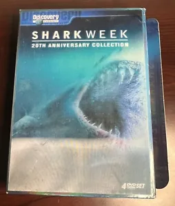 Shark Week 20th Anniversary Collection 4 Disc Set Discovery TV DVD Box Very Good - Picture 1 of 8