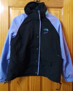 GoreTex North Face Jacket Womens W 10 Purple Lightweight Belt & Hood - Picture 1 of 13