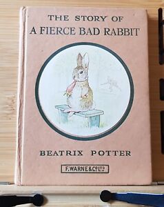 1964 The Story of a Fierce Bad Rabbit by Beatrix Potter with dust jacket