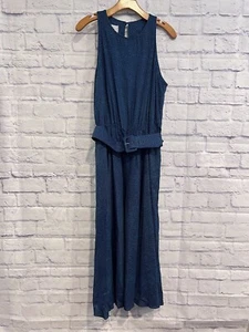 Michaels Melanie Drucker Polka Dot Sleeveless Belted Fit & Flare Dress Vintage - Picture 1 of 11