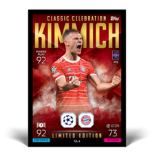Topps Match Attax Extra Champions League 2022/23 Kimmich Limited Edition CL 1