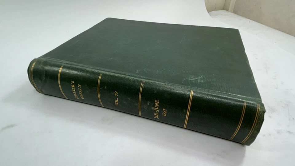 Bound Magazine: Collier's Weekly: January to June 1927 - Image 1 of 4