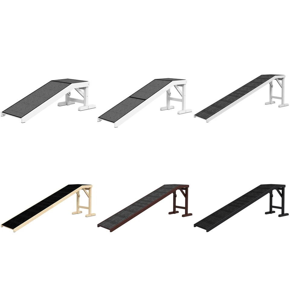 Rampa plegable para mascotas PawHut para perros plataforma de alfombra antideslizante Foto 1 de 1