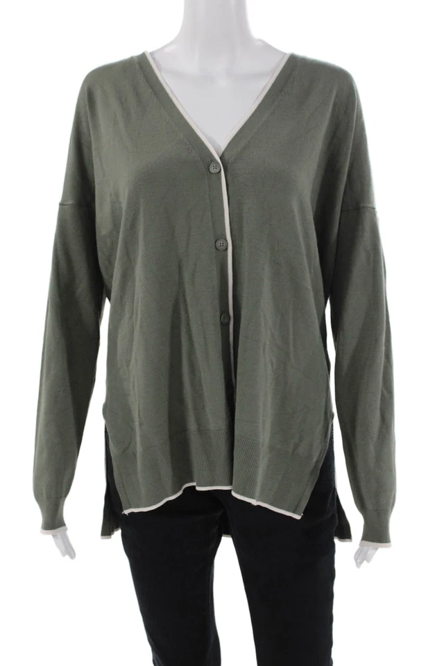 Cárdigan suéter verde Splendid para mujer talla S Foto 1 de 4