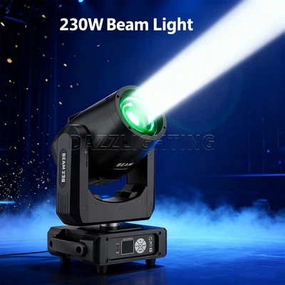 Luz principal móvil PAIDUN 230W 7R haz afilado 24 prismas 17 gobo luz estroboscópica DJ Foto 1 de 4