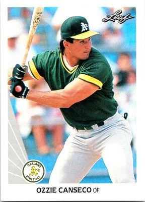 1990 Leaf #516 Ozzie Canseco - Image 1 of 2