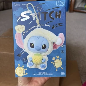 Miniso Stitch Eat Something Before You Sleep Plush Blind Box Sealed. Authentic - Picture 1 of 6
