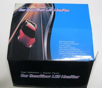 High Definition Car Rearview LCD Monitor TFT-LCD Color Monitor  - Image 1 of 2