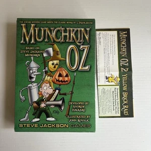MUNCHKIN OZ Card Game And Yellow Brick Raid Expansion Pre-owned - Picture 1 of 9