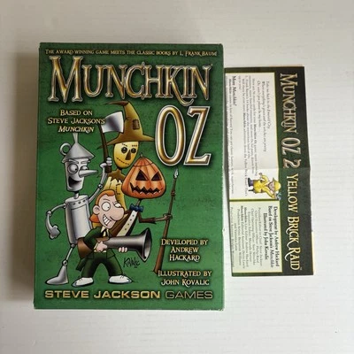 MUNCHKIN OZ Card Game And Yellow Brick Raid Expansion Pre-owned - Image 1 of 4