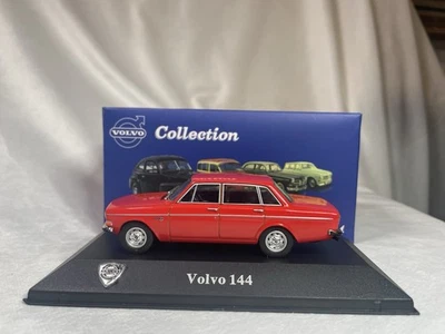 Volvo 144 1:43 Diecast Model –Bright Red– Atlas Volvo Collection - Image 1 of 4