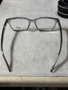 Ray Ban Eyeglasses NEW RB 7248D Color 8411 Light Transparent Grey Size 55 - Picture 1 of 9