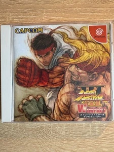 Street Fighter III: Double Impact (Sega Dreamcast, 1999) NTSC-J CIB Spine Card - Picture 1 of 4