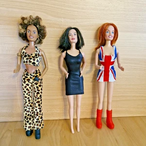 Vintage Galoob Spice Girl Dolls Original Unboxed Ginger, Posh & Scary Spice - Picture 1 of 17