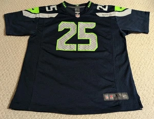 Camiseta de fútbol Nike para niños X grande Seattle Seahawks Richard Sherman #25 en el campo23 - Imagen 1 de 9