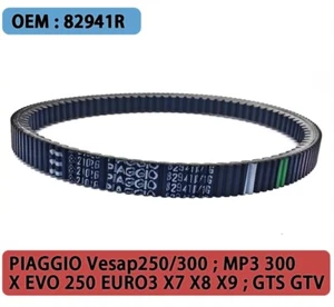 82941R/1G Drive Belt for V PIAGGIO Vesap250/300 MP3 300 aprilia 250 Victoria 300 - Picture 1 of 9