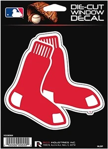 Boston Red Sox 5 Inch Die Cut Flat Vinyl Decal Sticker Adhesive Backing - Picture 1 of 1
