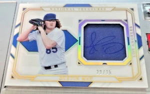 Dustin May 2021 Panini National Treasures Signature Swatch Gold (#d 22/25) - Picture 1 of 1