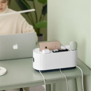 Power Strip Wire Case Cable Storage Box Anti Dust Charger Socket Organizer new - Picture 1 of 5