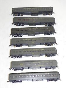 Athearn HO Set of 7 Southern Pacific Heavyweight Passenger Cars