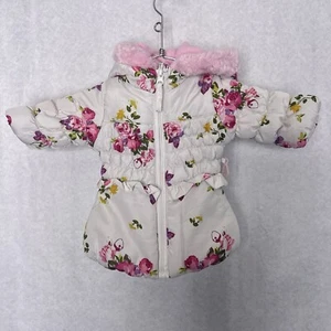 Rothschild baby girls jacket pink floral size 3 to 6 months - Picture 1 of 5