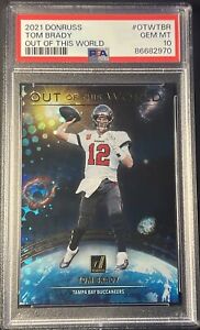 2021 Donruss Tom Brady Out Of This World PSA 10