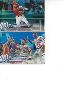 Tarjeta 2018 Topps Serie 1 Rainbow Team Washington Nationals # 349 - Imagen 1 de 1
