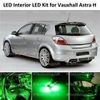 GREEN PREMIUM for VAUXHALL ASTRA H A04 04-09 INTERIOR LED UPGRADE LIGHT KIT