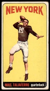 1965 Topps Mike Taliaferro New York Jets #128 - Picture 1 of 2